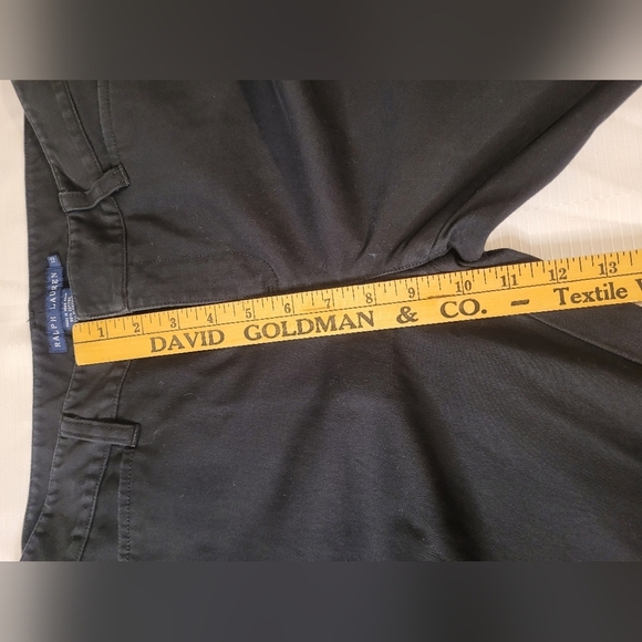 Ralph Lauren Blue Label Flare Leg Black Pants sz 10 - Picture 6 of 10
